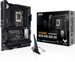 ASUS TUF Gaming H670-Pro - Moederbord - LGA1700 ATX - Wi-Fi 6 (802.11ax) - 128 GB (4x DDR4)