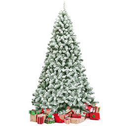 Coast Kerstboom - 225 cm - 1364 Takken - Besneeuwd Groen/Wit