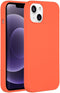 Accezz iPhone 13 - Liquid Silicone Backcover - Schokabsorberend - Oranje