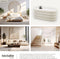 tectake® Altu - Gestoffeerde bank - Opbergruimte - Boucle beige