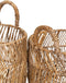 MUST Living Basket San Miguel, set of 2,42xØ34 cm / 49xØ40 cm, Abaca