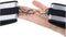 Fifty Shades Handboeien - Fluweel - Zilver/ Zwart