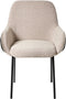 ALGONA - Eetkamerstoel - Beige - Bouclé