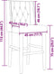 vidaXL - Barstoelen - 2 - st - massief - rubberhout - en - stof