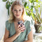 Selencia Hoesje Geschikt voor Samsung Galaxy S20 Plus Hoesje - Selencia Maya Fashion Backcover - roze