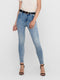 ONLY ONLMILA HW SK ANK DNM BJ13502-1 NOOS - Dames Jeans - Maat W28 X L30 - Denim