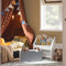 SoBuy KMB17-HG - Kinderboekenkast - 3 Opbergvakken Uitneembare Speelgoedkist - Wit/Grijs 63x70x30 cm