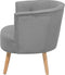 ODENZEN - Fauteuil - Grijs - Polyester