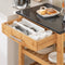 SoBuy FKW28-SCH - Keukentrolley - 1 lade 2 opbergplanken - 58 x 85 x 40 cm