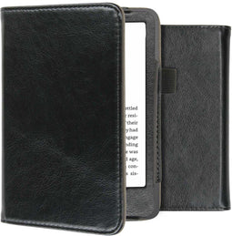 imoshion E-reader Hoesje - Geschikt voor Amazon Kindle (2022) 11th gen, Amazon Kindle (2024) - Vegan Leather Bookcase - Zwart