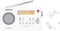 SANGEAN PR-D7 - Draagbare radio met adapter - 10 voorkeurzenders - Wit