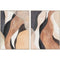 Schilderij Home ESPRIT Bruin Beige Abstract Stads 60 x 2,8 x 80 cm (2 Stuks)