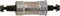 Sunrace BBS15 - Trapas BSA 68/122 mm - Stalen as en cups - Zwart