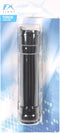 Zaklamp aluminium zwart.