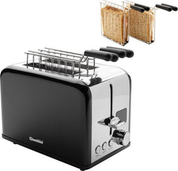 Qualitá® Broodrooster met TostiKlemmen - Retro Tostiapparaat - Sandwichrooster - Croque Monsieur