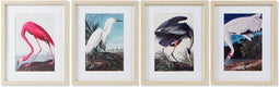 Schilderij DKD Home Decor Fågel Orientaals (35 x 2 x 45 cm) (4 Stuks)