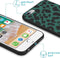 iMoshion Hoesje Geschikt voor iPhone 6s / 6 Hoesje Siliconen - iMoshion Design hoesje - Zwart / Meerkleurig / Groen / Green Leopard