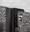 iMoshion Hoesje Geschikt voor Samsung Galaxy A54 (5G) Hoesje Met Pasjeshouder - iMoshion Design Bookcase smartphone - Meerkleurig / Black And White