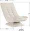 Juskys Korsika - Relaxfauteuil - 360° draaibaar - Beige