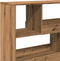 vidaXL - Kamerscherm - 100x33x94,5 - cm - bewerkt - hout - artisanaal - eikenkleur
