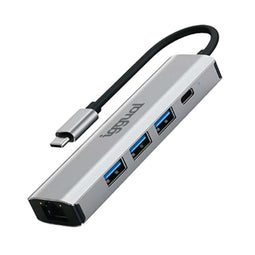 Iggual IGG320181 - Hub USB - 5 Poorten - USB-C
