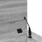 vidaXL - Opbergbox - 100x42x46 - cm - bewerkt - hout - grijs - sonoma - eikenkleurig
