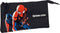 Pennenetui met 3 vakken Spiderman Hero Zwart (22 x 12 x 3 cm)