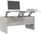 vidaXL - Salontafel - 102x50,5x46,5 - cm - bewerkt - hout - betongrijs