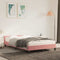 vidaXL - Bedframe - met - hoofdeinde - zonder - matras - 120x200 - cm - fluweel - roze