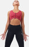 Odlo Sportbeha Seamless High - Extreme ondersteuning - Raspberry Fudge - Paradise Pink - Maat L