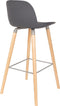 Zuiver Albert Kuip Barkruk 75 cm Donkergrijs - Set van 2