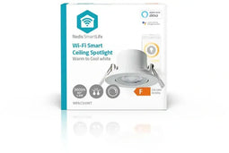 Nedis SmartLife - Inbouwspot - Wi-Fi - Warm tot Koel Wit
