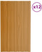 vidaXL - Dakpanelen - 36 - st - 80x45 - cm - gegalvaniseerd - staal - groen