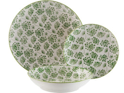 Serviesset Versa Amada Groen Porselein 18 Onderdelen