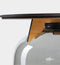 Terrarium | Eiken Tafel | Bonsai plant | Grijs glas | ↑55cm -Ø35cm