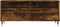 vidaXL - Tv-meubel - 100x34,5x44,5 - cm - bewerkt - hout - gerookt - eikenkleurig