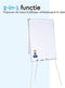 BRASQ Flipover - 70x100cm - Verstelbaar Whiteboard - Magnetisch - Aluminium