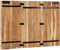 vidaXL - Hoofdbord - 120 - cm - massief - acaciahout