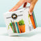 Suck UK Bloempot Boekensteun - Set van 2 Halve Bloempotten - Bruin