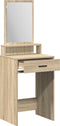 vidaXL - Kaptafel - met - Lades - - - Sonoma - Eik, - 50x41x140 - cm