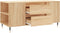 vidaXL - Salontafel - 102x44,5x50 - cm - bewerkt - hout - sonoma - eikenkleurig