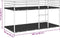 vidaXL - Stapelbed - zonder - matras - 90x200 - cm - staal - wit