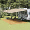 vidaXL - Tenttapijt - 400x800 - cm - HDPE - zandkleurig