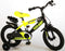 Volare Sportivo Kinderfiets - Jongens - 14 inch - Neon Geel/Zwart - 95% afgemonteerd