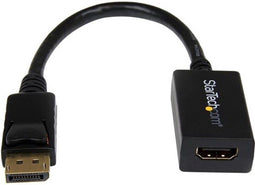 StarTech DP2HDMI2 - DisplayPort naar HDMI Adapter - 1920x1200 - Zwart
