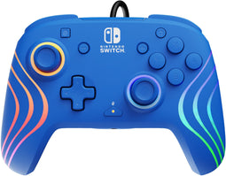 PDP Afterglow Wave - Gamecontroller - RGB-verlichting - Blauw