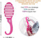 Wet Brush - original detangler - haarborstel voor in de douche - ophanghaak - Glitter Paars
