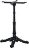 vidaXL Bistrotafelpoot 52x52x72 cm gietijzer zwart