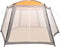 vidaXL Zwembadtent 660x580x250 cm stof grijs