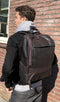 Chesterfield Rich Leren Laptop Rugtas - 15,4 inch - Bruin